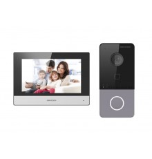 Hikvision DS-KIS603-P(C)/EU video intercom system 2 MP 17.8 cm (7") Black, Grey, Silver