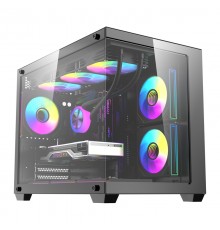 DarkFlash B275 PRO computer case (black) + 6 fans