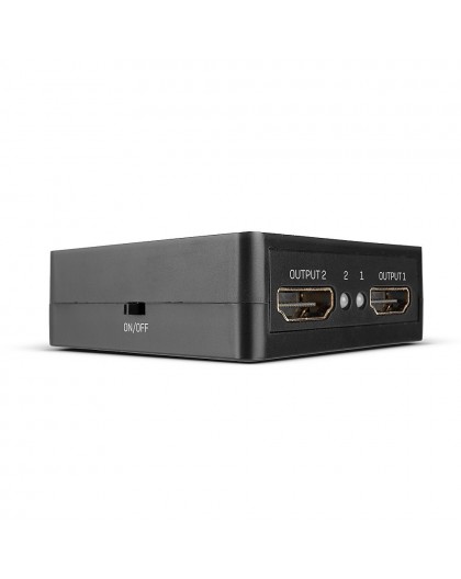 Lindy 2 Port HDMI 18G Splitter, Compact