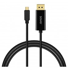 Savio CL-207 USB cable 2 m USB C Black