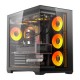 DarkFlash C280 computer case (black) + 7 fans