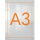 Nobo Premium Plus Poster Frame, A3, Clear