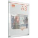 Nobo Premium Plus Poster Frame, A3, Clear