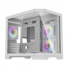 Darflash FT418 computer case + 6 aRGB fans (white)