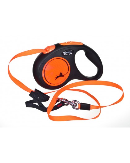 FLEXI New Neon S - retractable leash - 5 m