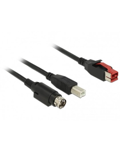 DeLOCK 85489 USB cable USB 2.0 3 m USB B Black