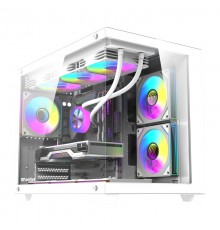 DarkFlash B275 PRO computer case (white) + 6 fans