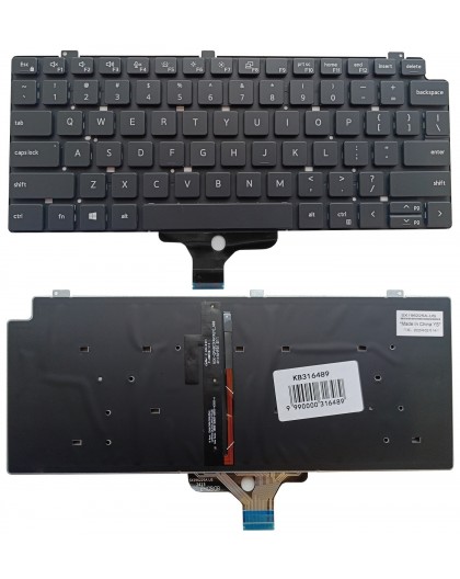 Keyboard DELL Latitude 7310, with backlight, US