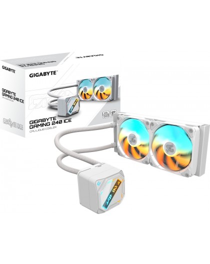 Gigabyte GAMING 240 ICE liquid cooling system, white