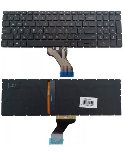 Keyboard HP Pavilion 15-CX, 15-DS, with backlight, US