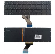 Keyboard HP Pavilion 15-CX, 15-DS, with backlight, US