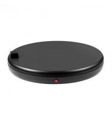 Rotating display stand Puluz with power socket 45 cm (black)