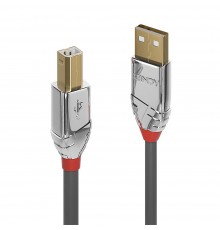 Кабель USB2 A-B 3M/ХРОМ 36643 LINDY