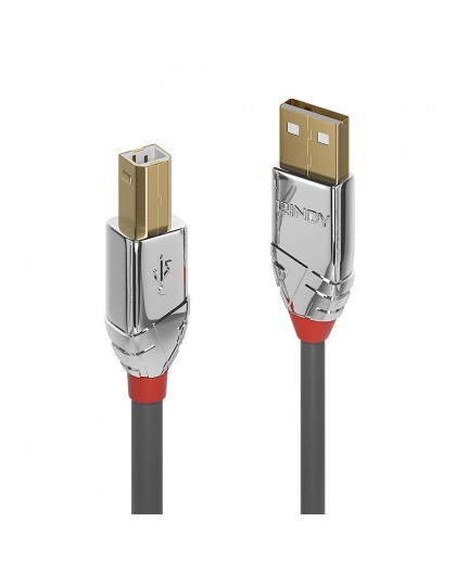USB2 A-B CABLE 3M/CHROMO 36643 LINDY