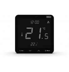 Wireless room regulator black R-10S PLUS