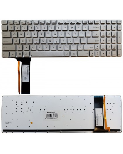 Keyboard ASUS N56, N76, N750, with backlight, US