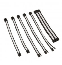 Kolink Core Adept Braided Cable Extension Kit - Black/White
