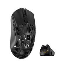 WLMOUSE Beast X Mini Pro Solid Sides Gaming Maus, Omron Optical Switches - schwarz