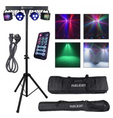 LIGHT4ME LED BAR DERBY PAR Lighting Set