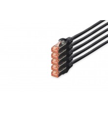 Digitus CAT 6 S/FTP patch cord, 5 units