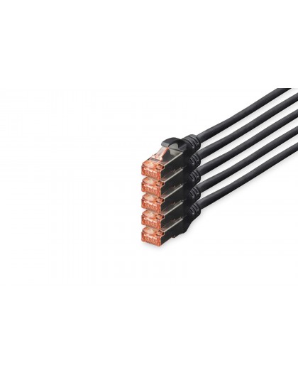 Digitus CAT 6 S/FTP patch cord, 5 units