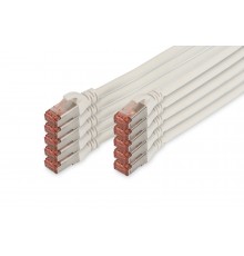 Digitus CAT 6 S/FTP patch cord, 10 units