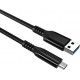 Fuj:tech USB-C - USB-A USB3.2 Gen1 laidas, 1m