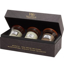 Woodwick Mini Jar Gift Set 3 x 85 g
