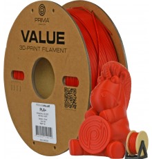 PrimaValue PLA+ -filaments 3D printerim, 1.75 mm, sarkansarkansarkansarkansarkansarkansarkansarkansarkansarkansarkansarkansarkan