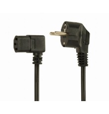 GEMBIRD CABLE POWER ANGLED VDE 1.5M/PC-186A-VDE1B-1.5M