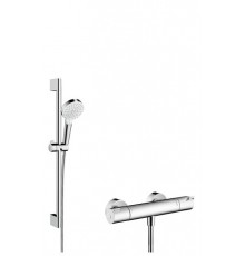 Hansgrohe Crometta shower system Chrome, White