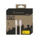 Tactical Smooth Thread USB-C/Lightning Кабель 1m / белый