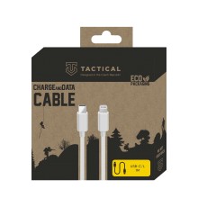 Tactical Smooth Thread USB-C/Lightning Cable 1m / white