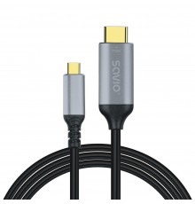 Savio CL-184 USB-C - HDMI Cable 3m