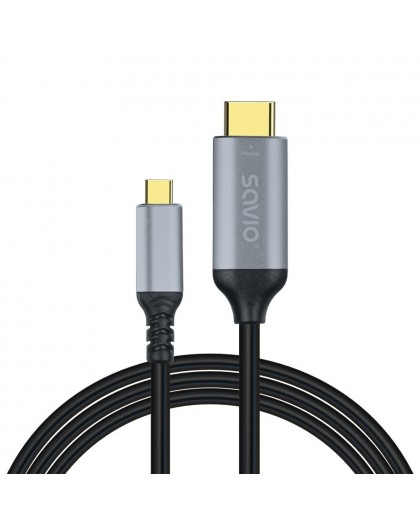 Savio CL-184 USB-C - HDMI Cable 3m