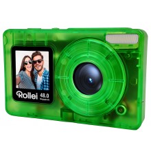 Rollei Compactline Pocket Transparent Digital Camera, Green