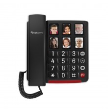 amplicomms Bigtel 40 Plus Analog telephone Black