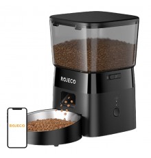 Rojeco 2L Automatic Pet Feeder WiFi Version (Black)