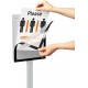 Durable Info Stand Basic -A3-lattiateline, antrasiitti