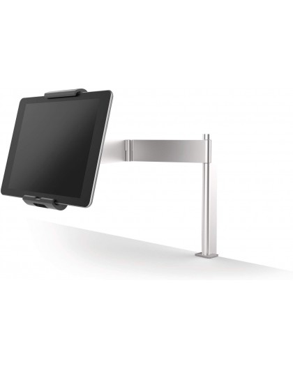 Durable -tablettiteline pöytäpidikkeellä, hopea