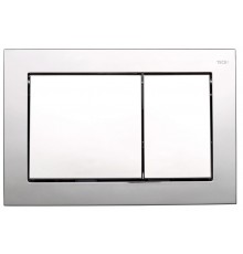 TECEBASE TOILET PUSH PLATE CHROME BRIGHT