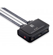 LevelOne 2-Port USB HDMI Cable KVM Switch