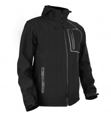 MENS JACKET SOFTSHELL STR_027_BLACK_M