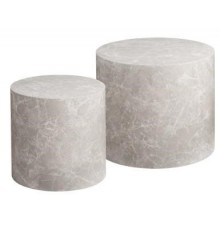 COFFEE TABLE BEIGE SET 38X36 48X40