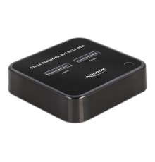 DeLOCK M.2 Docking Station for 2 x M.2 SATA SSD with Clone function
