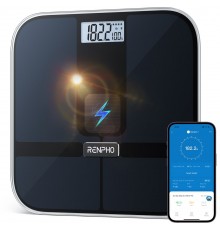 Renpho Elis Solar 2 Square Black Electronic personal scale