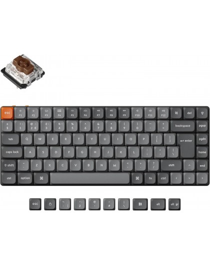Keychron K3 Max 75% Wireless Mechanical Keyboard RGB / Brown Switch