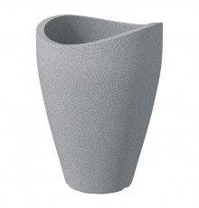 FLOWERPOT PLASTIC 254/67 STONY GREY D67