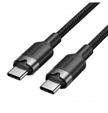 CABLE USB-C TO USB-C/1M BLACK TRDBF VENTION