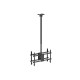 Equip 43"-86" Back to Back Dual Screen Ceiling Mount